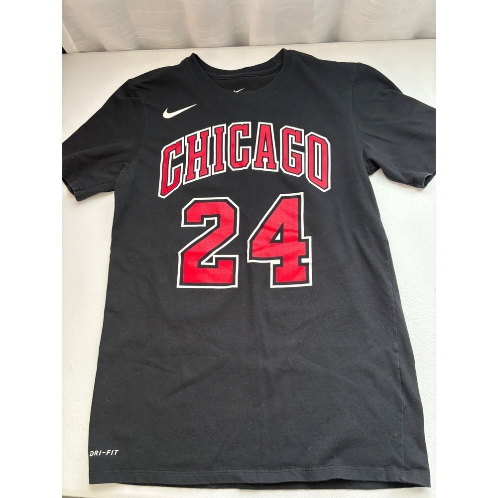 Nike Chicago Bulls Markkanen #24 Dri-FIT NBA T-Shirt Activewear Small‎